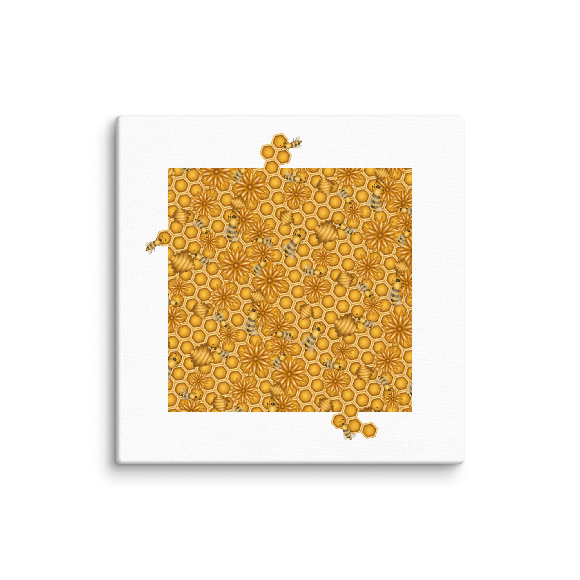 Quranic wall art Islamic pattern inspired by Surah an-Nahl, printed on museum-quality canvas.